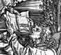 Albrecht Dürer - St. John Swallowing Book Presented by Angel